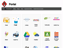 Tablet Screenshot of portal.dameallans.co.uk
